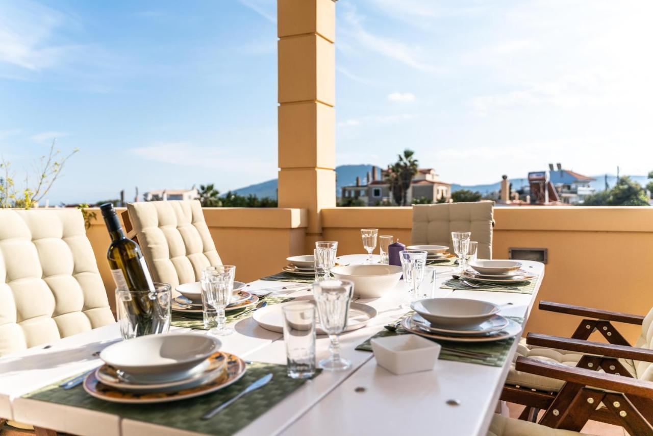 Coastline Maisonette Near Athens Airport And Rafina Port Artémida Eksteriør bilde